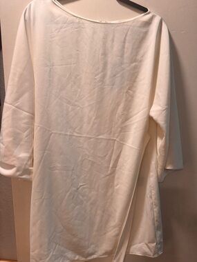 NBD Cream Long Sleeve Dress